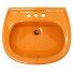 Mexican Talavera Pedestal Sink Mostaza